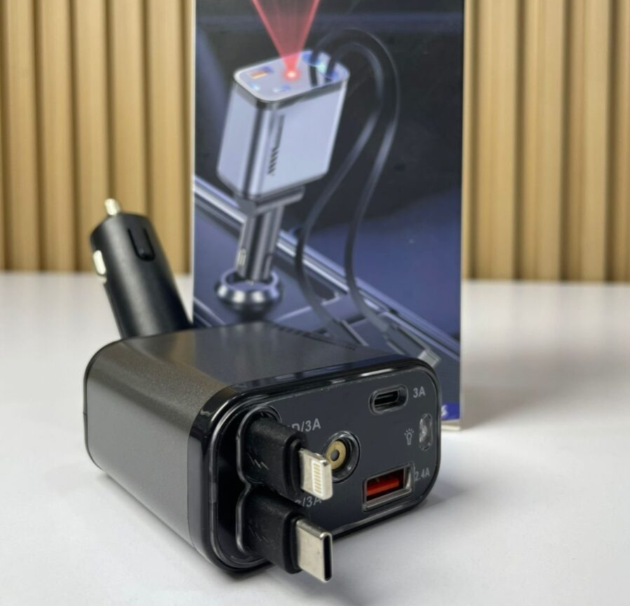 Miniatura 3 de Cargador de Carro 4 en 1 con Proyector